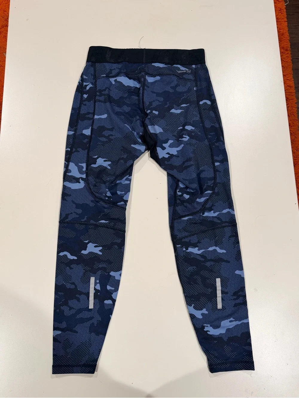 Russell Athletic Blue Camo Men's Training Leggings
